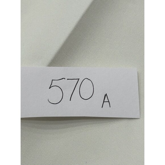 Kasper Cream Dress Pants Size 14P Pleated Front Cropped Length Polyester Blend - Picture 8 of 9